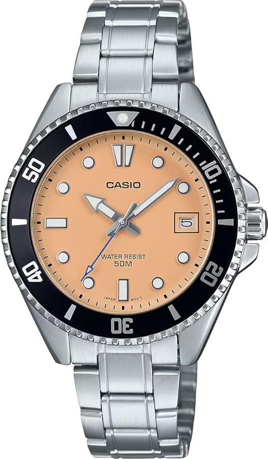 【限定特価】CASIO カシオ MDV-10D-1A3 アナログウォッチ CASIO カシオ 腕時計 メンズ 小さめ 海外モデル クォーツ 50M